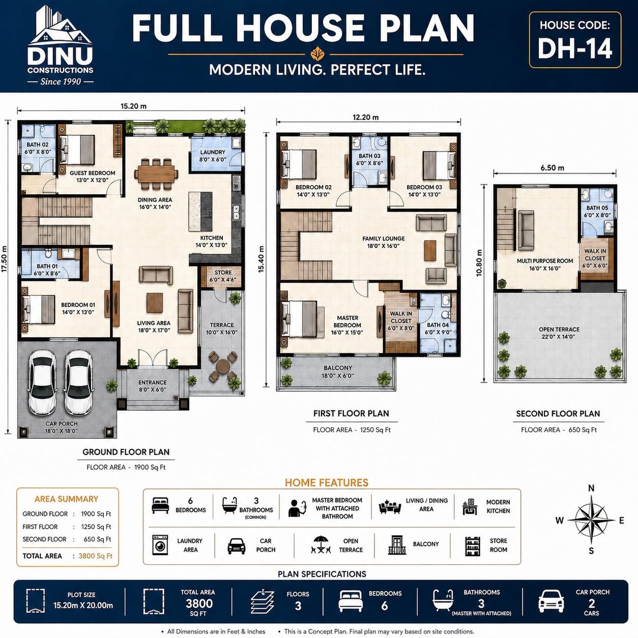 DH-14 floor plan