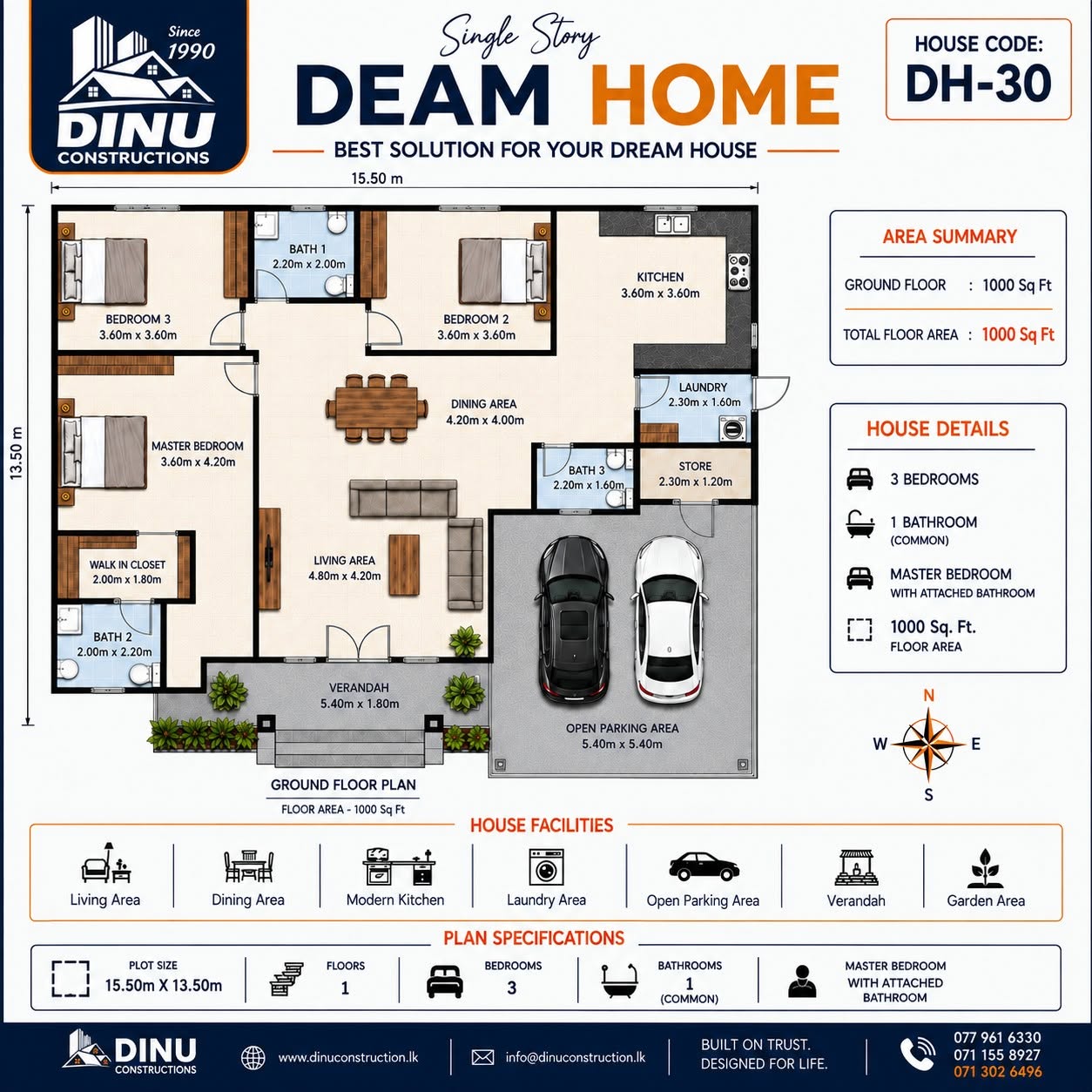 DH-30 floor plan