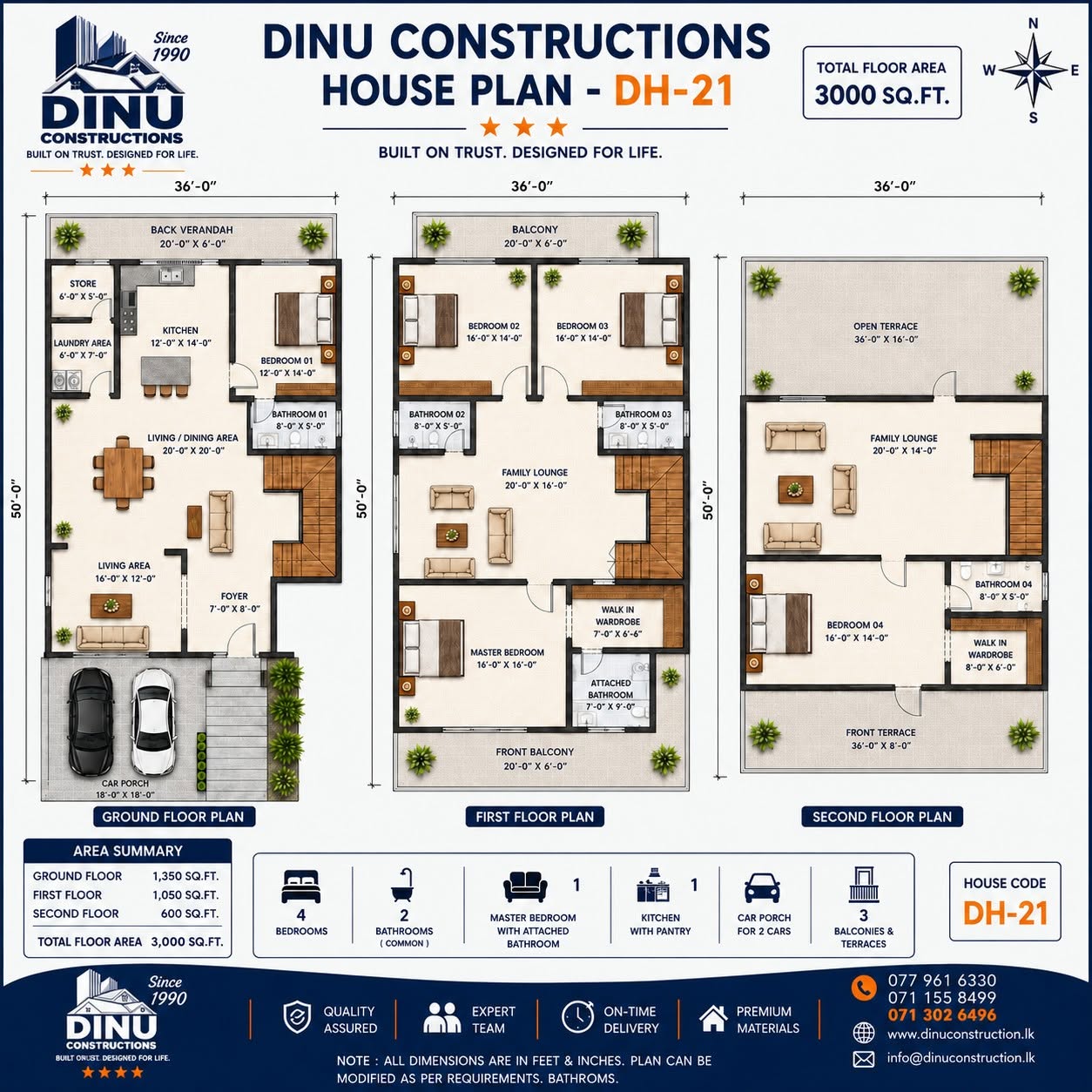 DH-21 floor plan