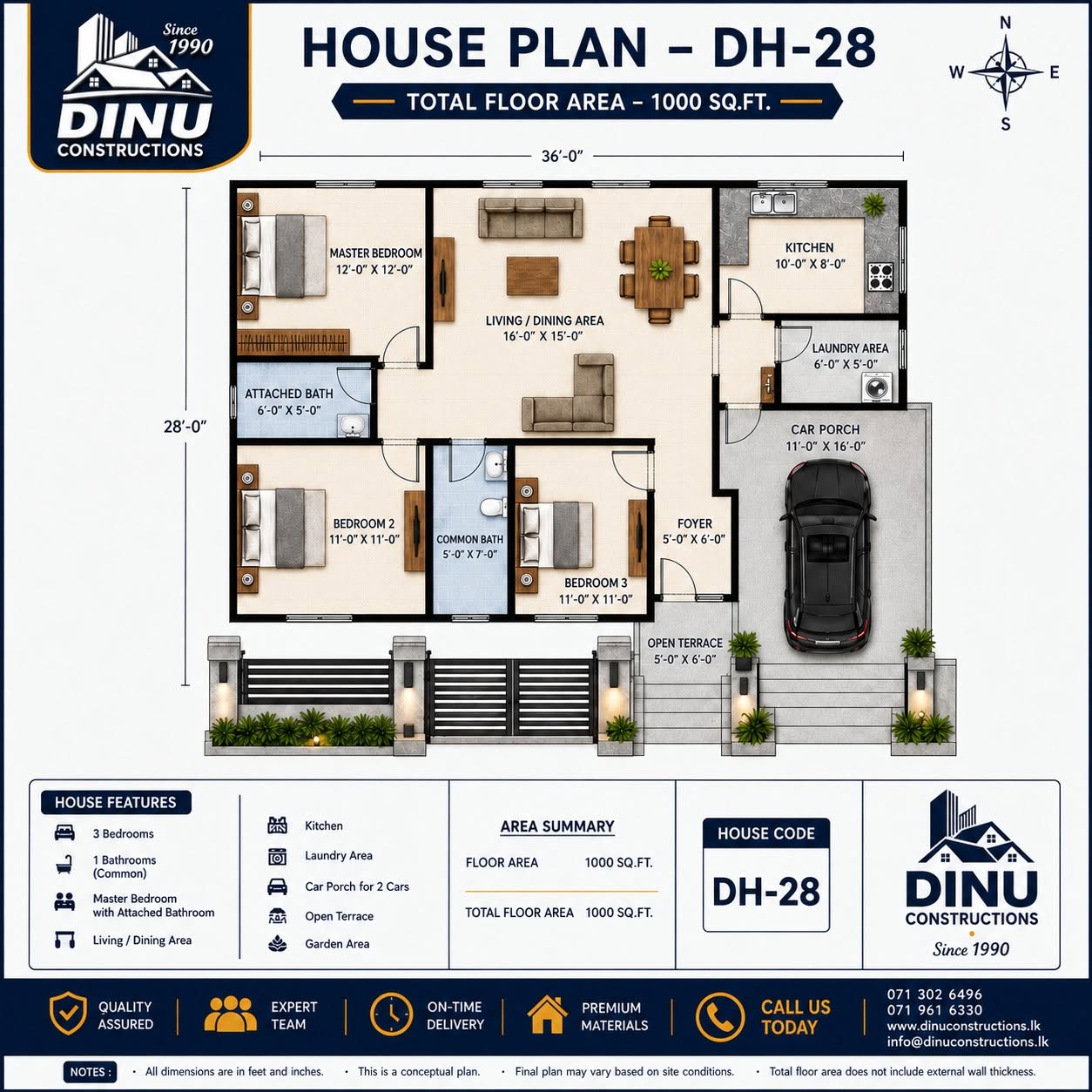 DH-28 floor plan
