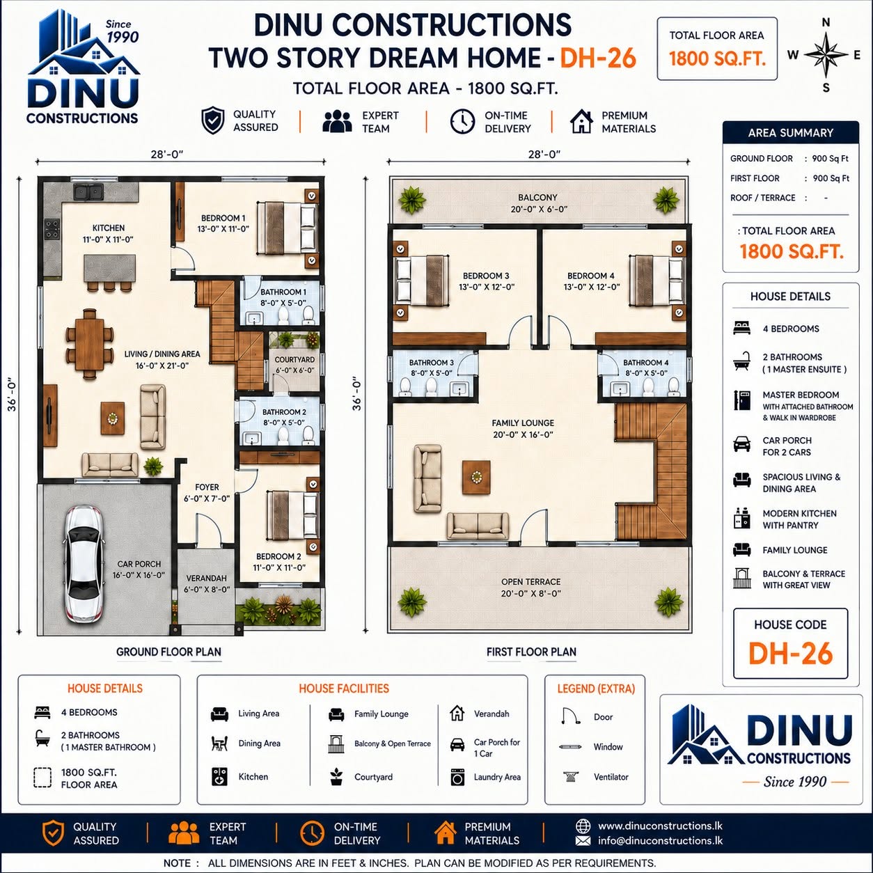 DH-26 floor plan