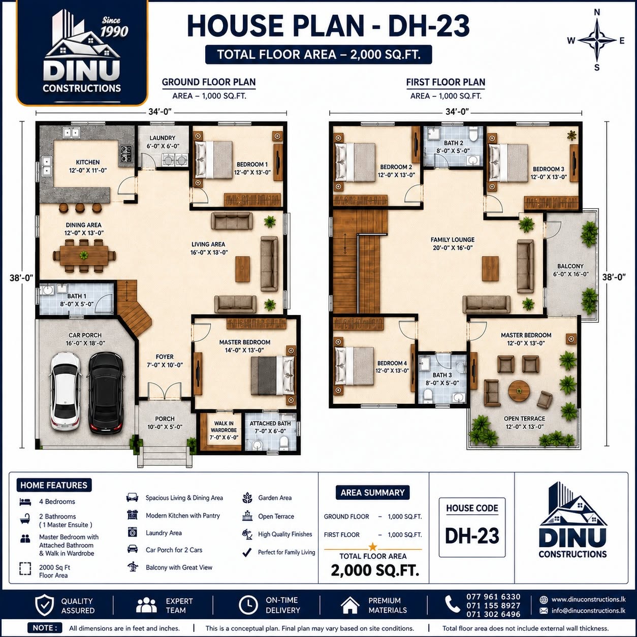 DH-23 floor plan
